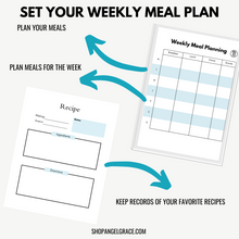 Load image into Gallery viewer, Printable Meal Planning Set