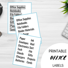 Load image into Gallery viewer, Printable Office Labels
