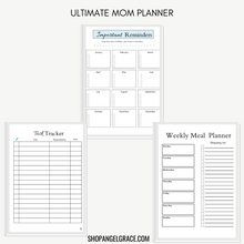 Load image into Gallery viewer, Printable Mom Productivity Planner