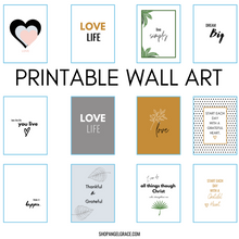 Load image into Gallery viewer, Printable Inspirational Wall Art