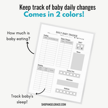 Load image into Gallery viewer, Daily BABY Tracker