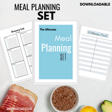 Load image into Gallery viewer, Printable Meal Planning Set
