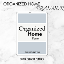 Load image into Gallery viewer, Printable Organized Home Planner