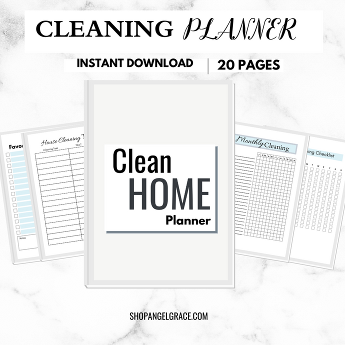 Printable Cleaning Planner