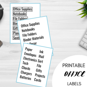Printable Office Labels