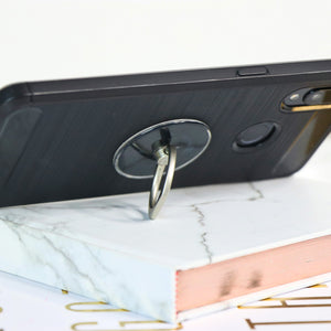 Transparent & Silver Ring Kickstand