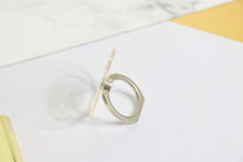 Load image into Gallery viewer, Transparent &amp; Silver Ring Kickstand