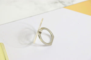 Transparent & Silver Ring Kickstand