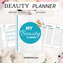 Load image into Gallery viewer, Printable Beauty Planner