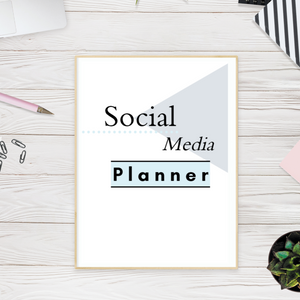 Printable Social Media Planner