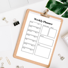 Load image into Gallery viewer, Daily  Weekly Planner Insert