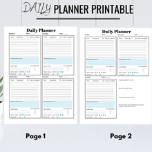 Load image into Gallery viewer, Daily Planner Inserts