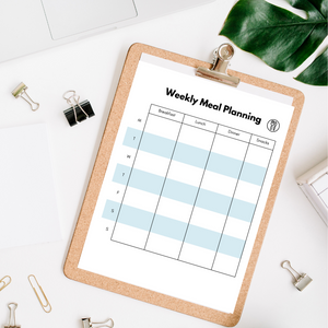 Weekly Meal Planning Insert