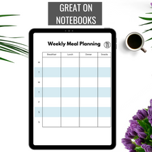 Load image into Gallery viewer, Weekly Meal Planning Insert