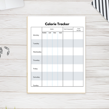 Load image into Gallery viewer, Calorie Tracker Insert