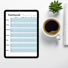 Load image into Gallery viewer, Food Journal Insert